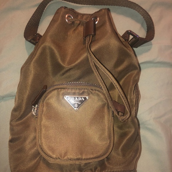 vintage prada bucket bag